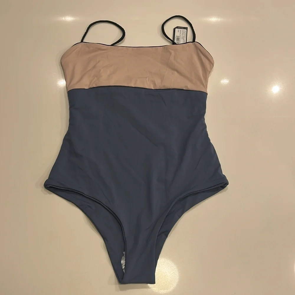 Anthropologie x Tavik Scarlett Color Blocked One-Piece Swimsuit, size S and M - Picture 5 of 7